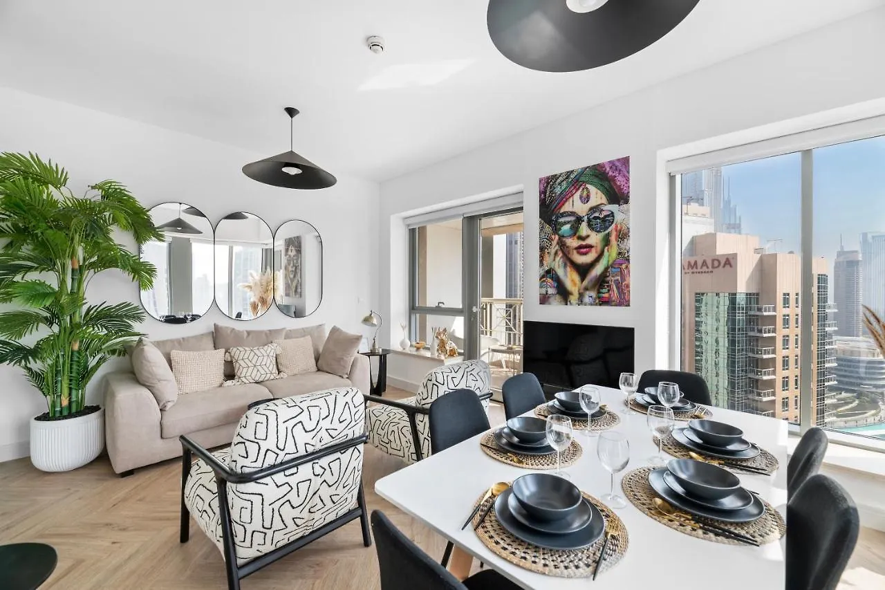 Sophisticated 1Bd W Incredible Burj Khalifa Views Apartment Dubai United Arab Emirates